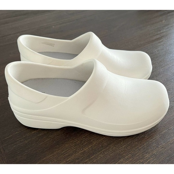 Crocs At Work Neria Pro II Women’s Size 7 Slip Resistant Clogs Shoes White - Picture 2 of 11